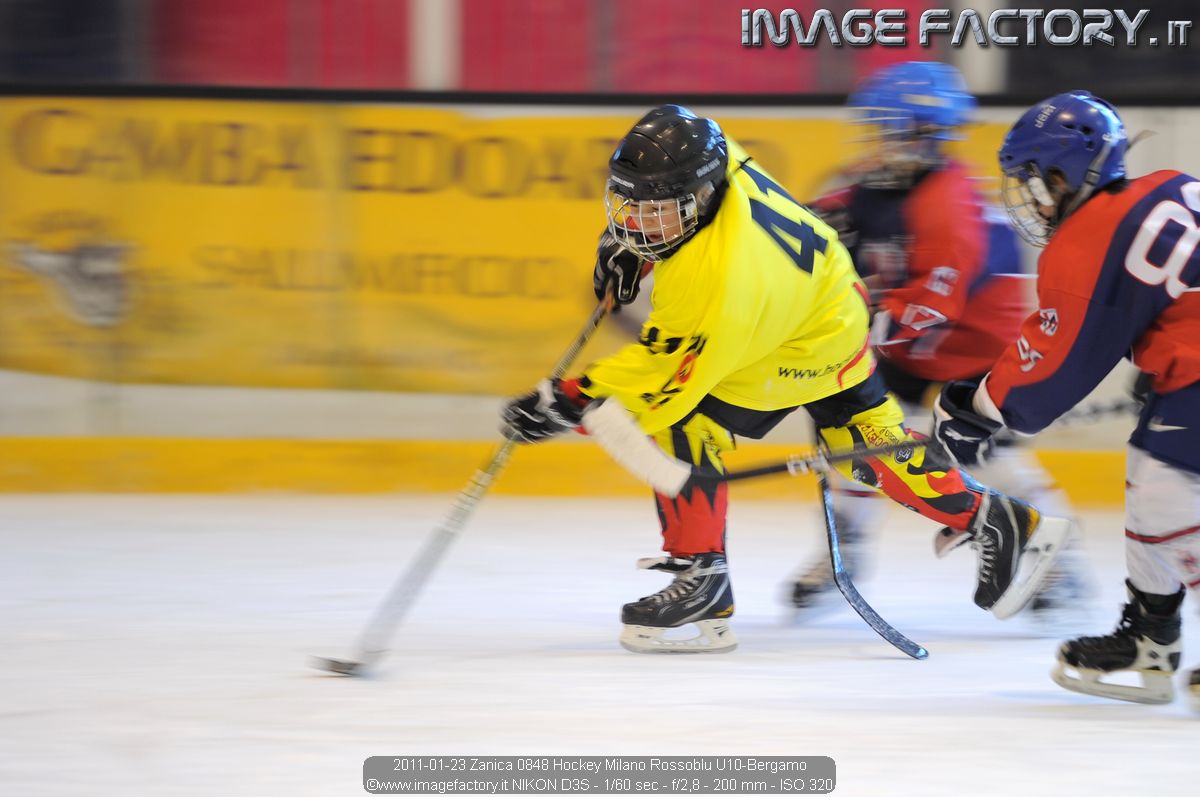 2011-01-23 Zanica 0848 Hockey Milano Rossoblu U10-Bergamo